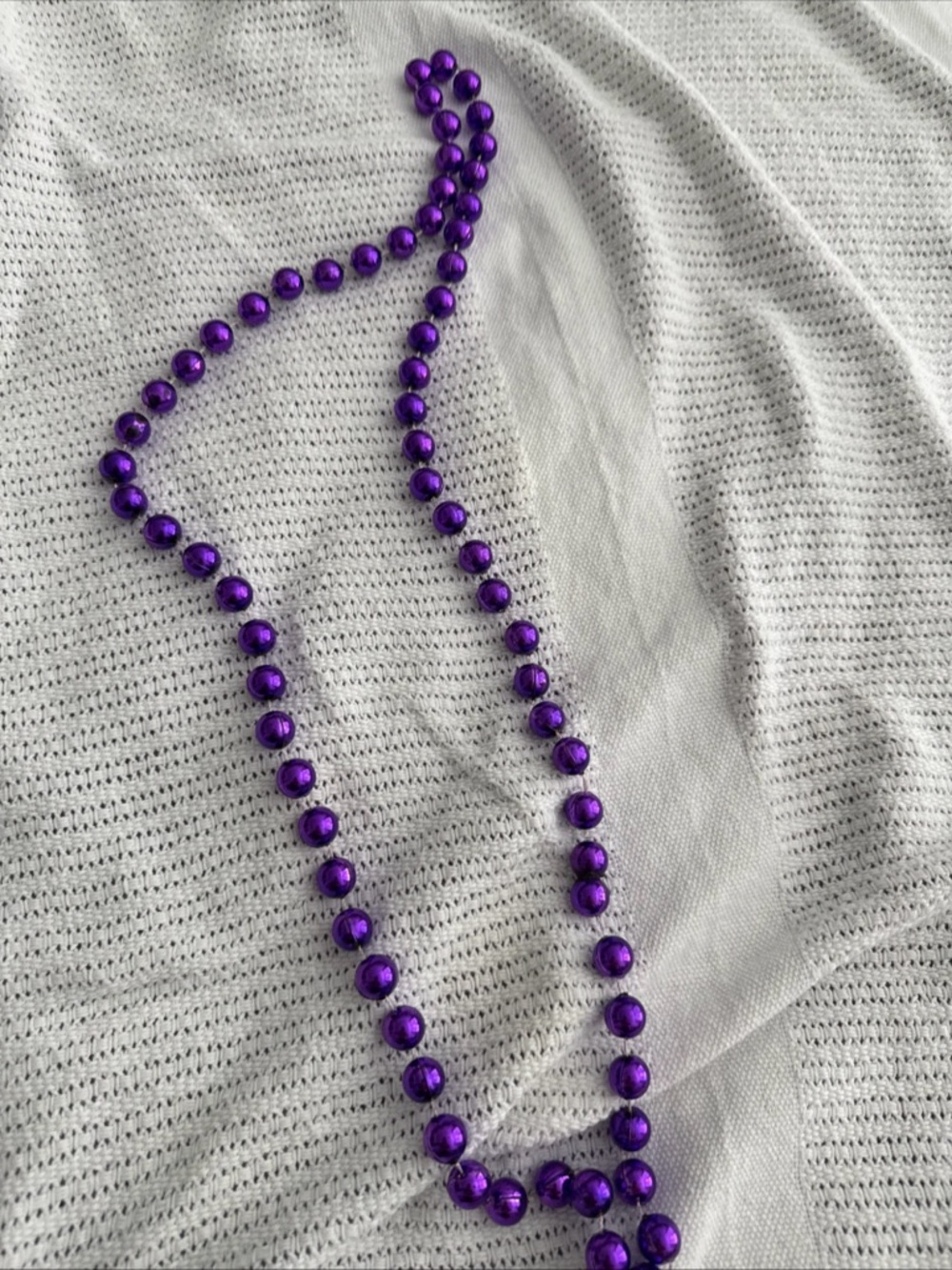 Elegant Purple Bead Necklace for Women